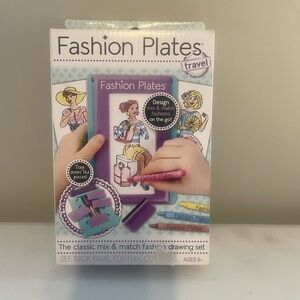 Fashion Plates Travel Size Drawing Set